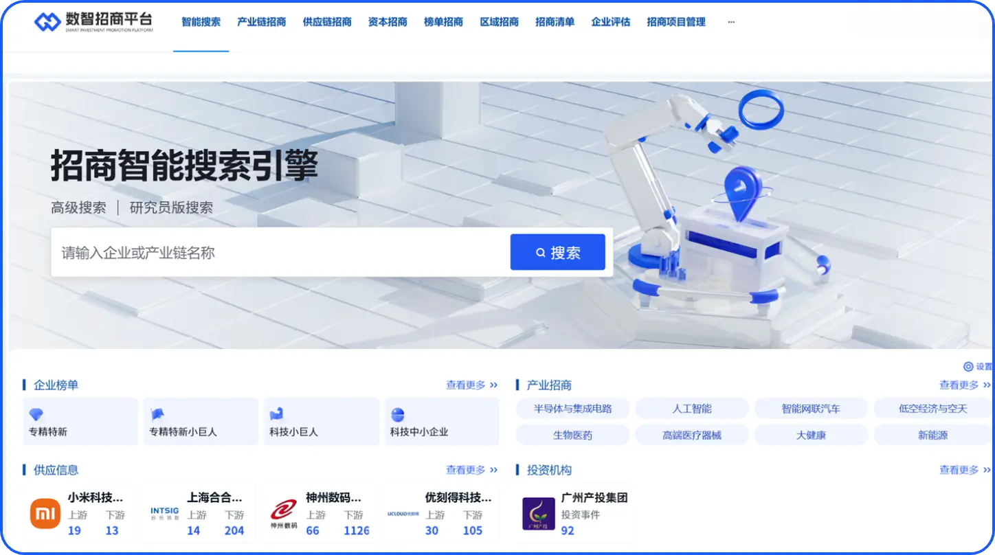 某市数智招商平台